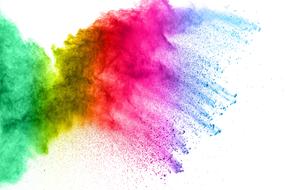 Color Holi Dust drawing