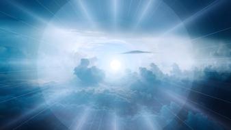 beautiful Clouds Sky Light