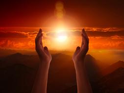 Religion Faith hand