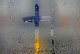 Cross Symbol water window