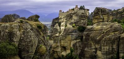 beautiful Meteora Rock