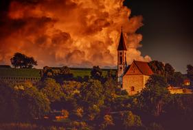 fire Church Kaiserstuhl