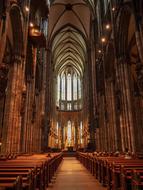 big Gothic Church in Cologne