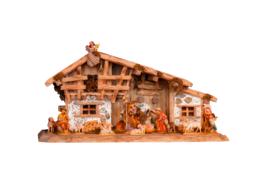 Christmas Nativity Scene Crib drawing