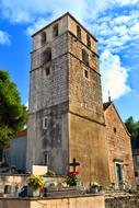 graveyard at Belfry of aged Church