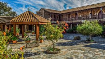 architecture in Mosfiloti in Cyprus