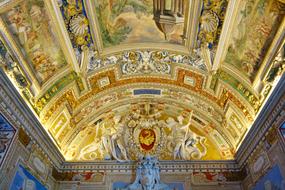 gorgeous Ceiling, italy, rome, vatican