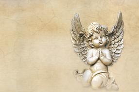 wallpaper with praying angel