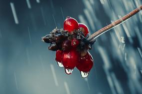 red Holly Drip Rain