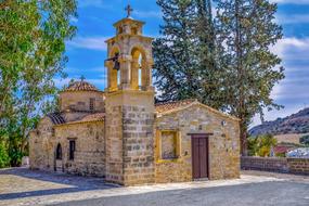 Orthodox Church in countryside, cyprus, Agios Mamas