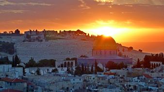 photo of a mosque on the Mount of olives in Israel