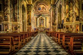 empty church