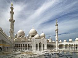 Sheikh Zayed Grand Mosque in Abu Dhabi