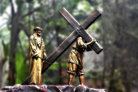 Jesus Christ statue bronze