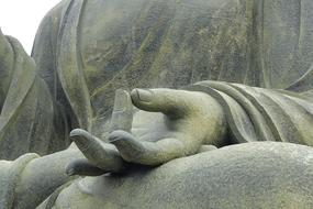 Meditation Buddha Hand close-up