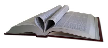 Bible pages in Heart shape