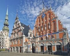 House Of The blackheads in Latvia Riga