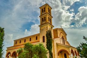 church in town Avgorou, Cyprus