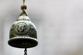 beautiful Bell of the Temple on blurred background