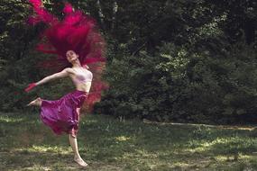 beautiful Holi Paint Dancer