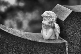 baby Angel, Cemetery Sculpture