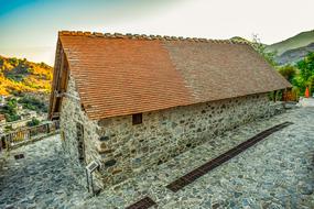 old church of 13th century in Cyprus
