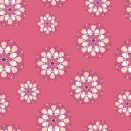 indian pattern on pink background