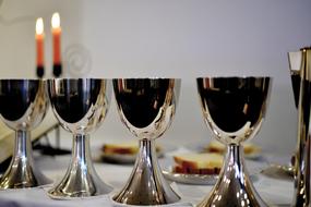 Last Supper The Bread And Wine in church
