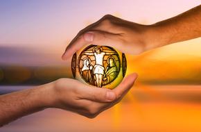 Religion Jesus Faith in hands