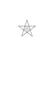 pentagram as a star symbol pentagon