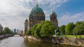 Berlin cathedral on the channel, Germany