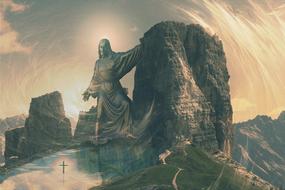 Jesus on the mountain