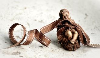 brown Christmas Story statue