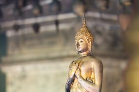 Traditional statue of a Buddha in Thailand