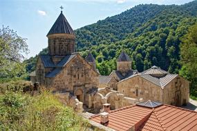 Armenia Monastery in the Caucasus mountains