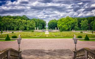 castle park in Munsterland, Germany