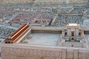 beautiful Jerusalem Temple Model