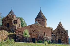 historical The Monastery Of Goshavank in Armenia