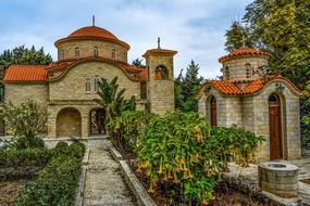 Church of Orthodox monastery of Agios Georgios Alamanos, cyprus