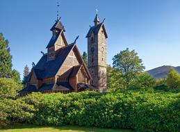 Wang's wooden church in Silesia in Poland