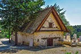 orthodox stone church in Cyprus