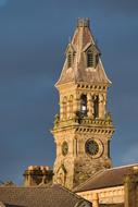 clock tower with steeple
