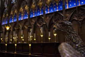 eagle statue in the Anglican church