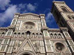 facade of the cathedral in Florence