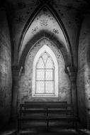 Black And White Church window
