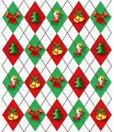 christmas decorations set drawing
