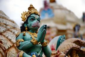Religion Hinduism Monkey statue