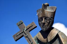 Bishop Holy Church statue