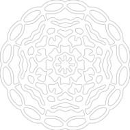 circle vector abstract drawing