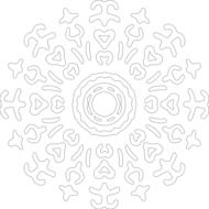 clipart of circle vector background abstract
